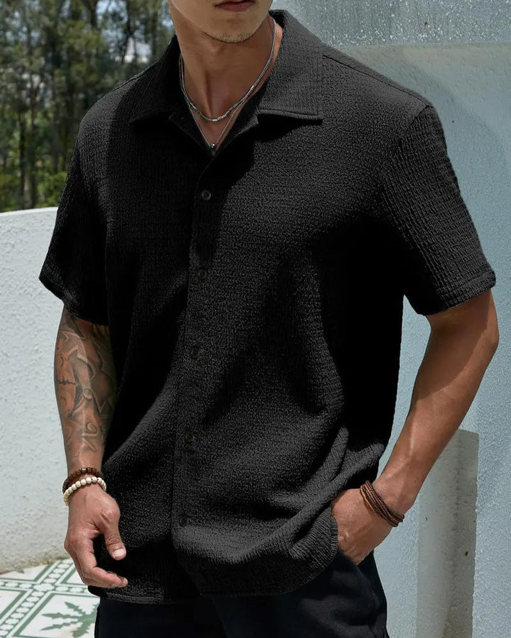 Chemise Hommes Décontractée Boutonnage Devant