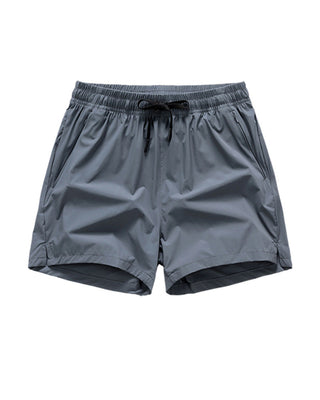 Shorts Hommes Taille Élastique Poche Séchage Rapide Ice-Soie Sport
