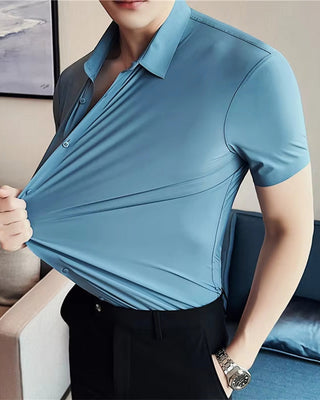 Chemises Homme Stretch Manche Courte Robe