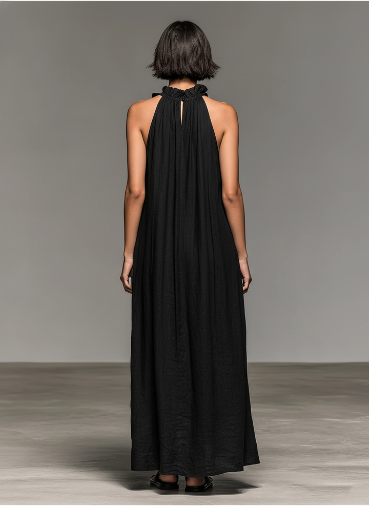 Gladys | Robe Maxi À Volants Sans Manches