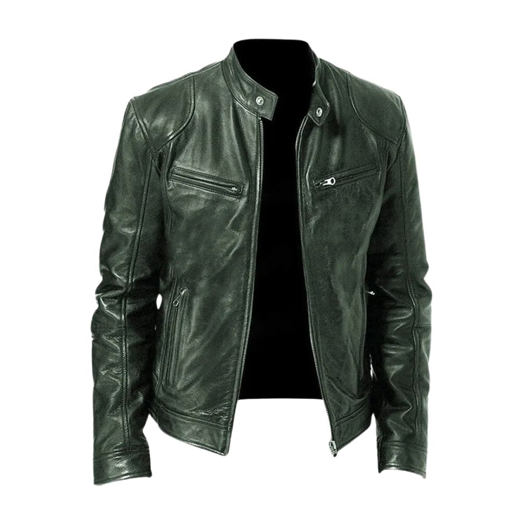 laurent | Veste en cuir décontractée