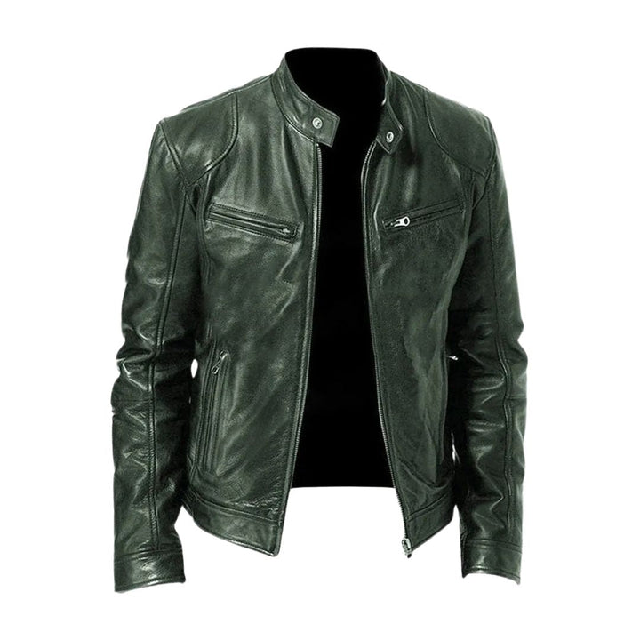 laurent | Veste en cuir décontractée