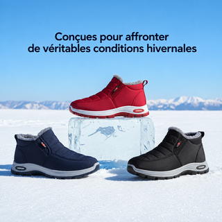 Martine | Bottines Chaudes, Confortables et Faciles à Enfiler