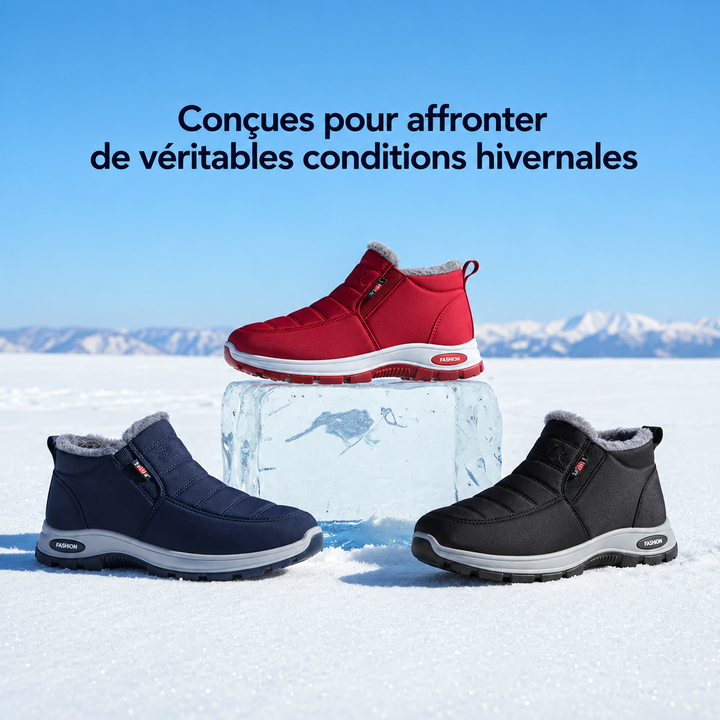 Martine | Bottines Chaudes, Confortables et Faciles à Enfiler