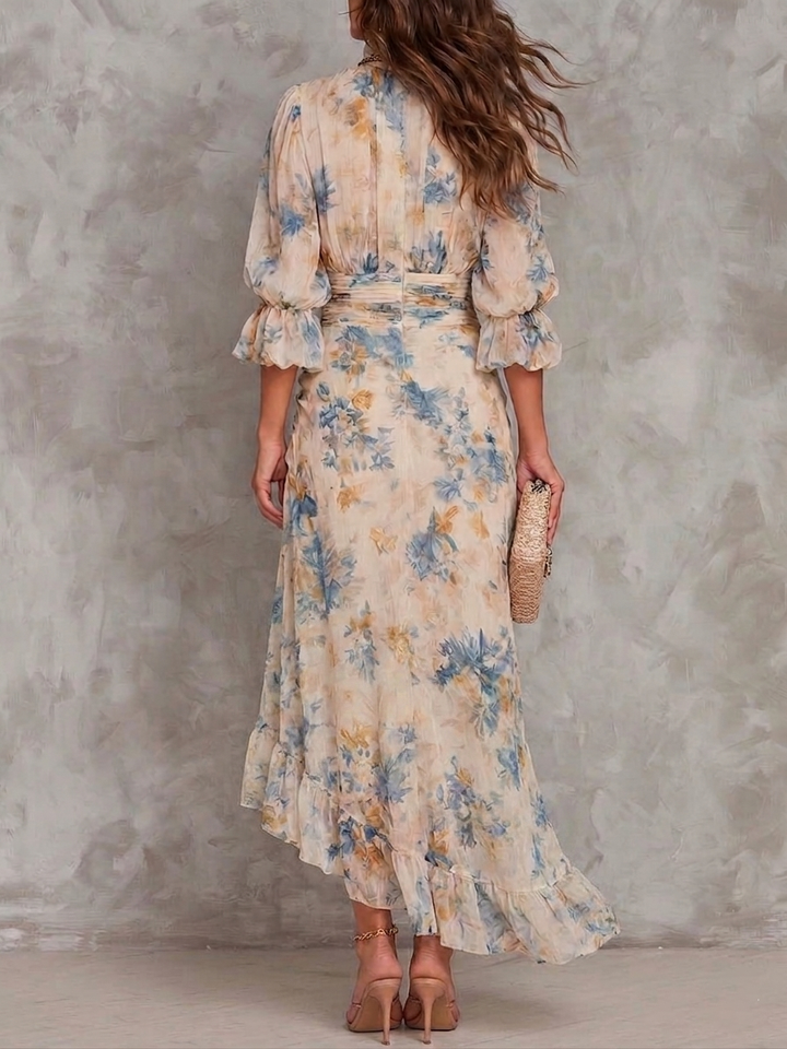 Capucine | Robe Maxi Fleurie Vintage
