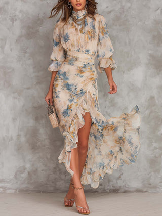 Capucine | Robe Maxi Fleurie Vintage