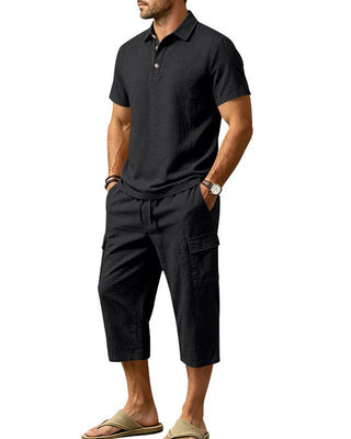 Set Haut Polo Pantalon Capri