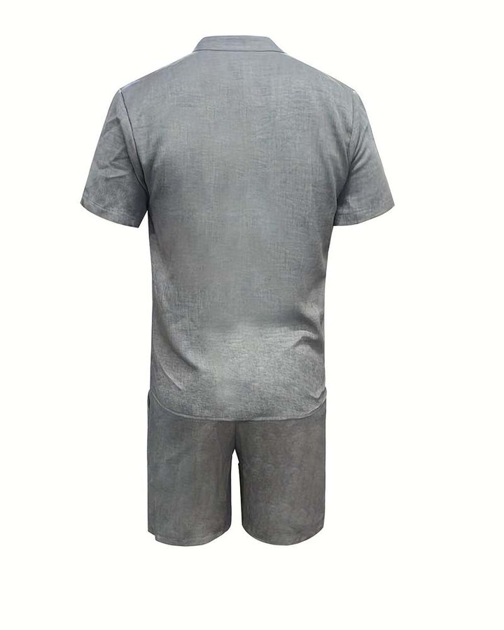 Ensemble Hommes Chemise Manches Courtes Et Short