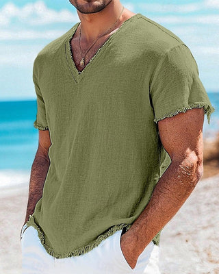 T-Shirt Homme Uni Manche Courte