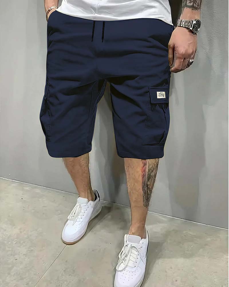 Shorts Homme Taille Mi-Haute À Cordon