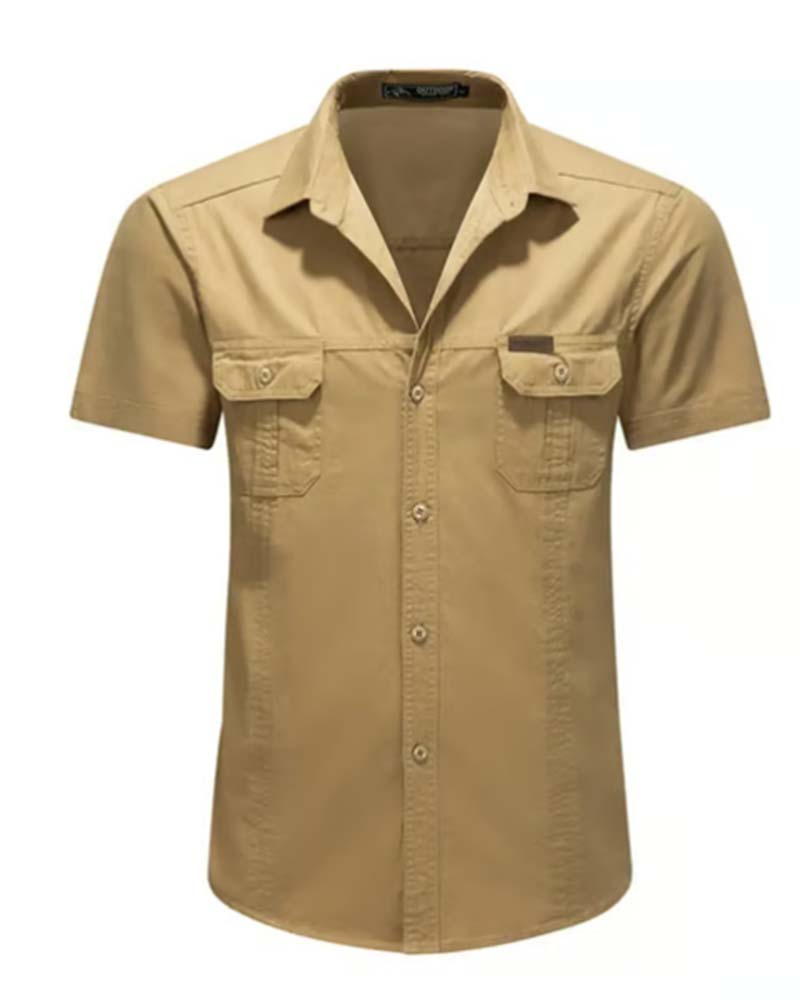 Chemise Durable Extérieur Manche Courte