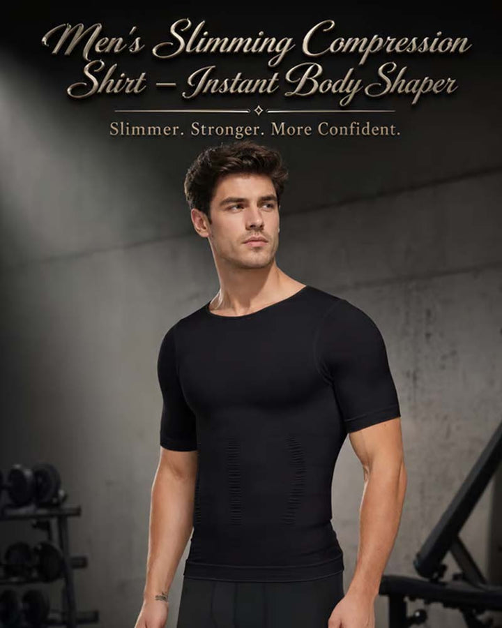 T-Shirt Homme Manches Courtes Affinant