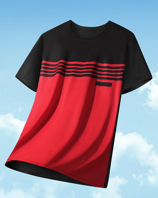 T-Shirt Hommes Respirant Séchage Rapide Manches Courtes