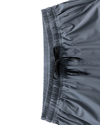Shorts Hommes Taille Élastique Poche Séchage Rapide Ice-Soie Sport