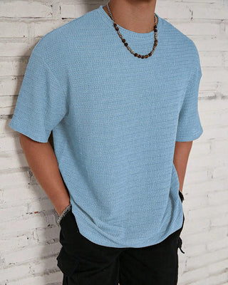 T-Shirt Homme Unie Respirant Manches Courtes