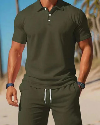 Ensemble Été Homme 2 Pièces Polo Et Short