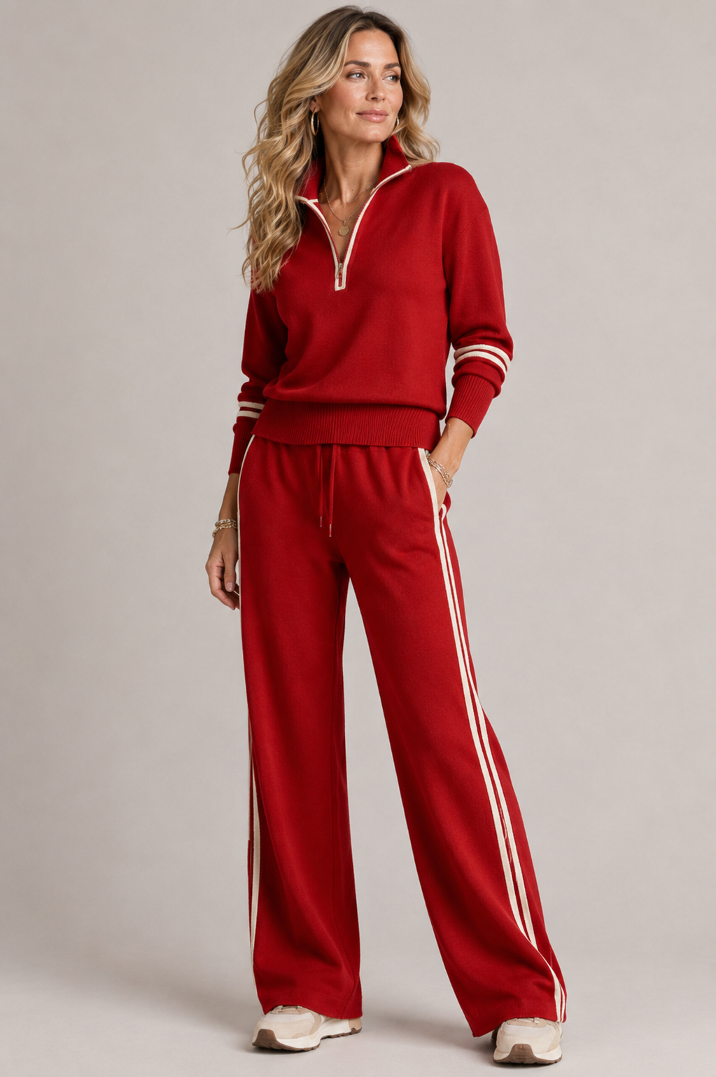 Séréna | Ensemble Pull Zippé
