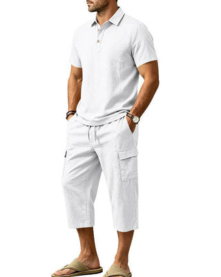 Set Haut Polo Pantalon Capri