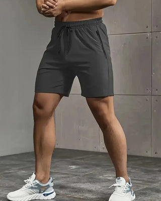 Short Hommes Séchage Rapide Poche Zip Athlétique