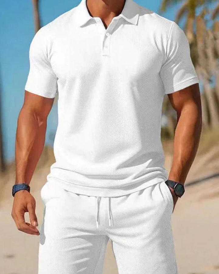 Ensemble Été Homme 2 Pièces Polo Et Short