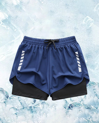 Short Hommes Style Boxeur Double Couche Pudeur