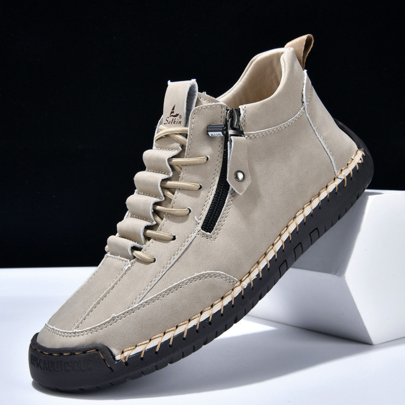 Danoir Paris™ | Chaussures Homme en Nubuck Zippées