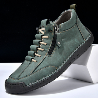 Danoir Paris™ | Chaussures Homme en Nubuck Zippées