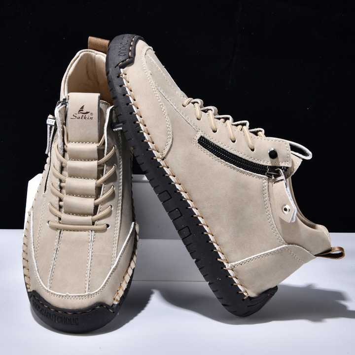 Danoir Paris™ | Chaussures Homme en Nubuck Zippées