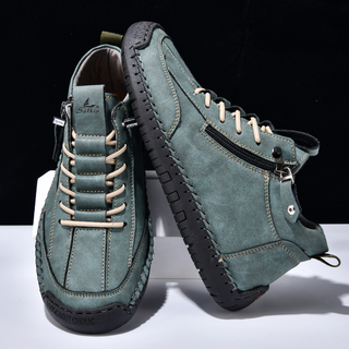 Danoir Paris™ | Chaussures Homme en Nubuck Zippées