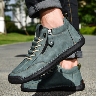 Danoir Paris™ | Chaussures Homme en Nubuck Zippées