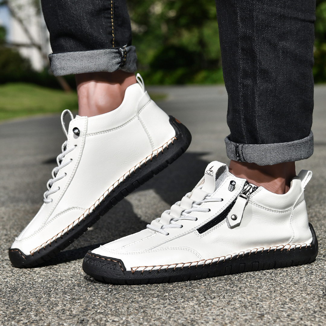 Danoir Paris™ | Chaussures Homme en Nubuck Zippées