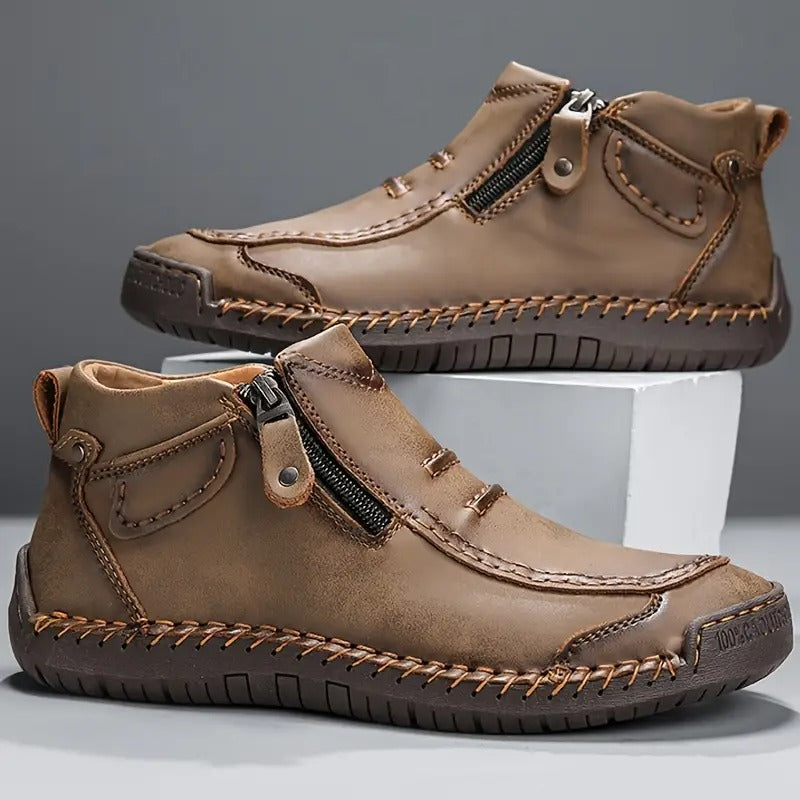 Ulrik | Chaussures Confort à Fermeture Éclair Latérale