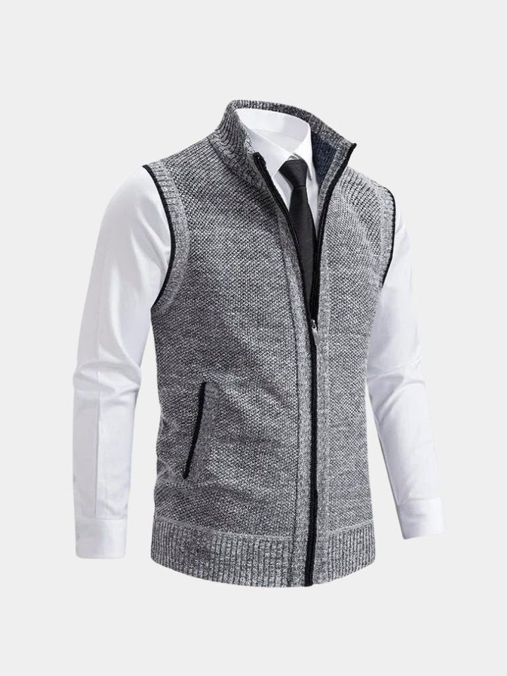 Danoir Paris™|Gilet Élégant à Fermeture Éclair Intégrale