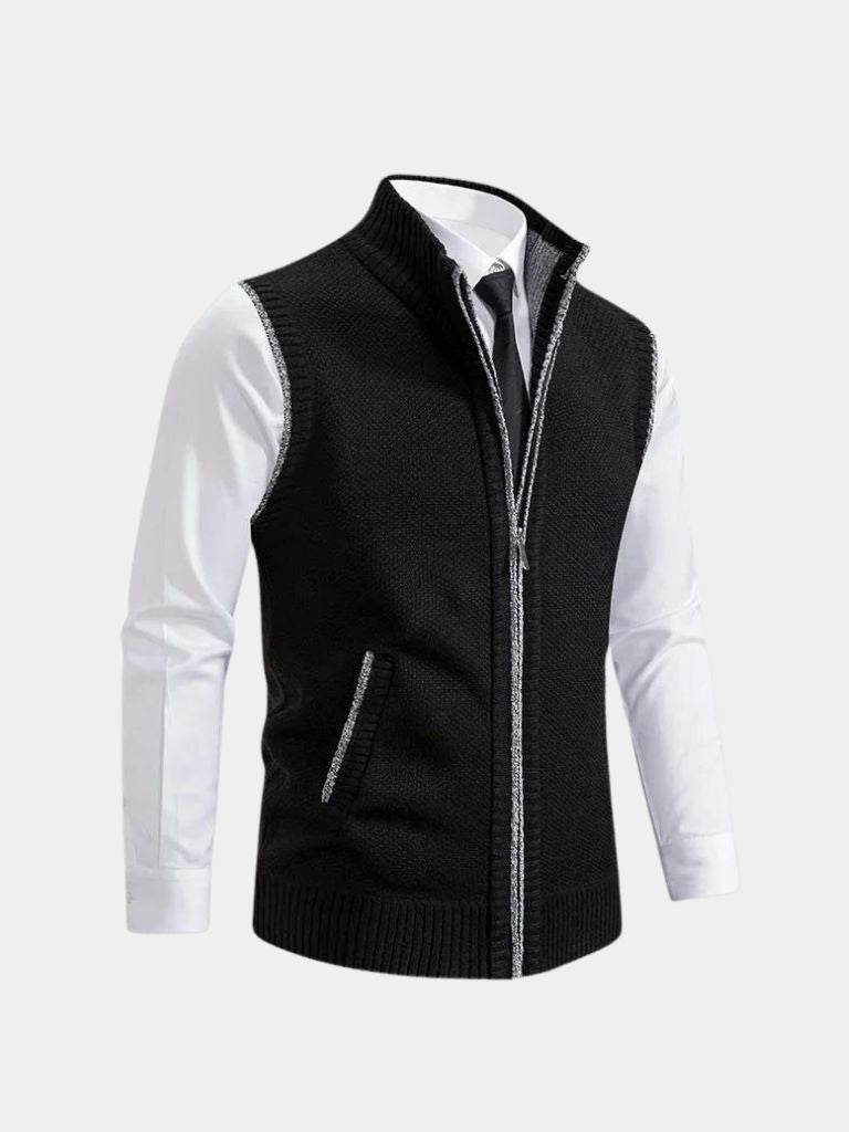 Danoir Paris™|Gilet Élégant à Fermeture Éclair Intégrale