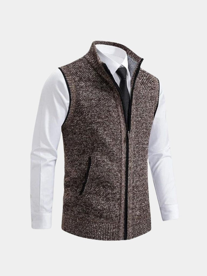 Danoir Paris™|Gilet Élégant à Fermeture Éclair Intégrale