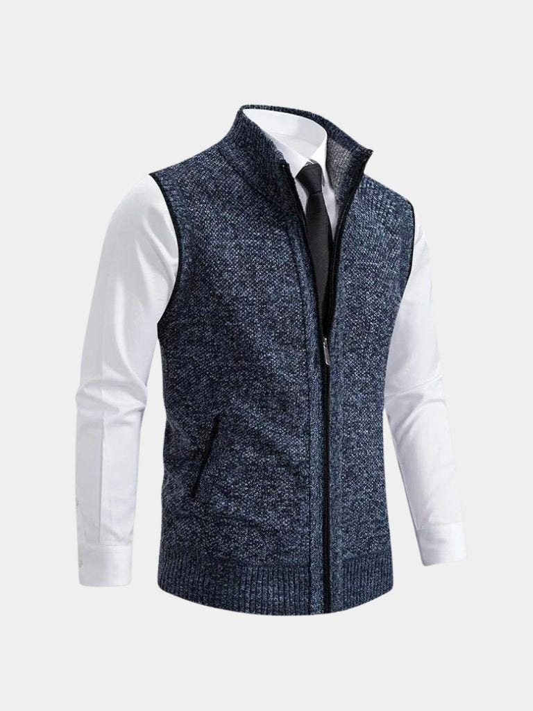 Danoir Paris™|Gilet Élégant à Fermeture Éclair Intégrale