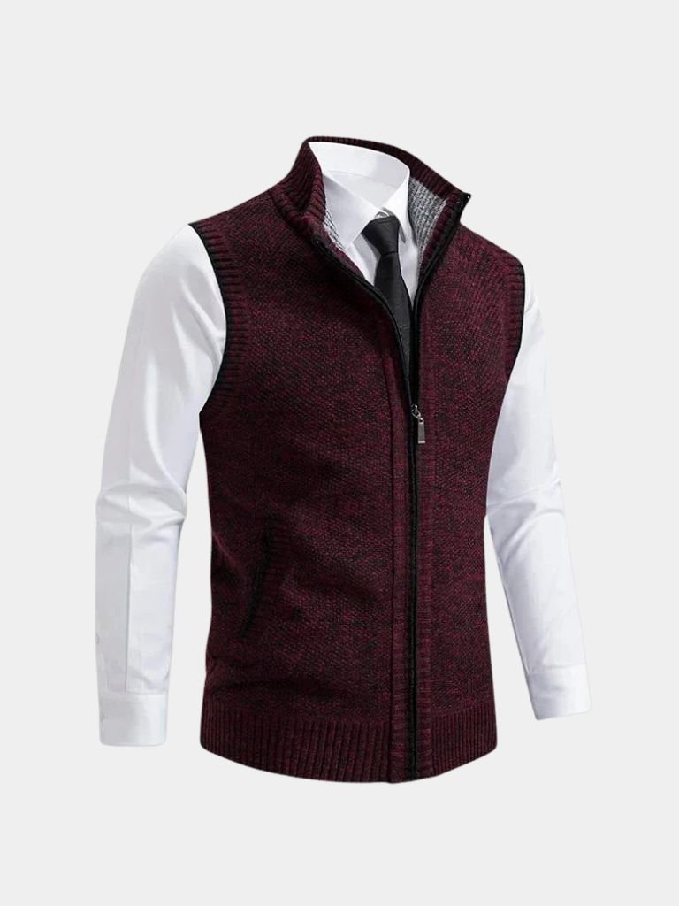 Danoir Paris™|Gilet Élégant à Fermeture Éclair Intégrale