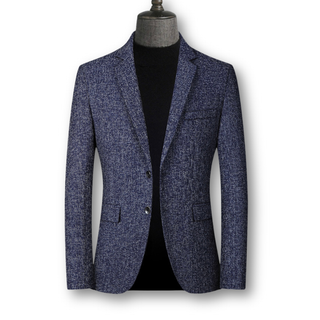 Danoir Paris™ | Blazer Élégant et Tissu Écossais