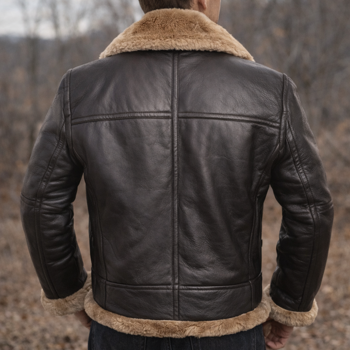 Danoir Paris™ | Veste Aviateur en Cuir d&