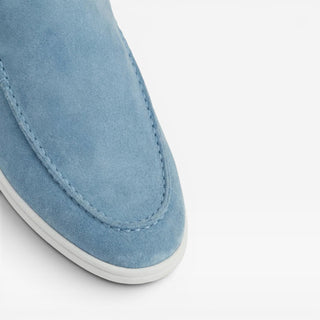 Mules en daim pour hommes – Mocassins décontractés sans talon à enfiler