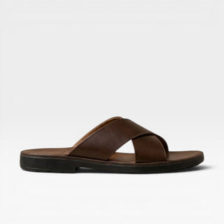 Sandales en cuir à brides croisées pour hommes – Style d&