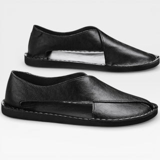Sandales classiques en cuir pour hommes – Tenue décontractée élégante