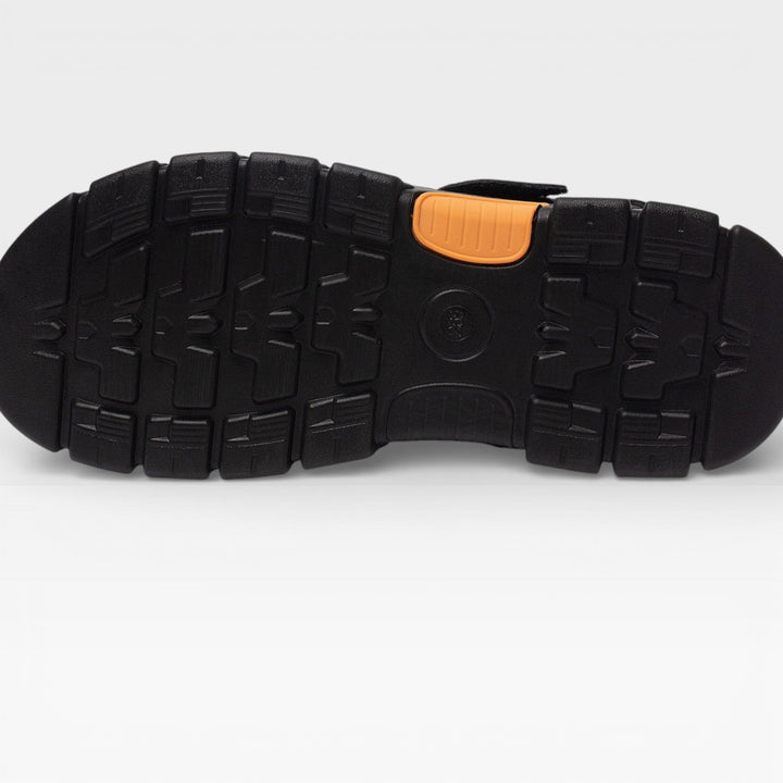 Sandales en cuir à semelle souple pour hommes pour l&