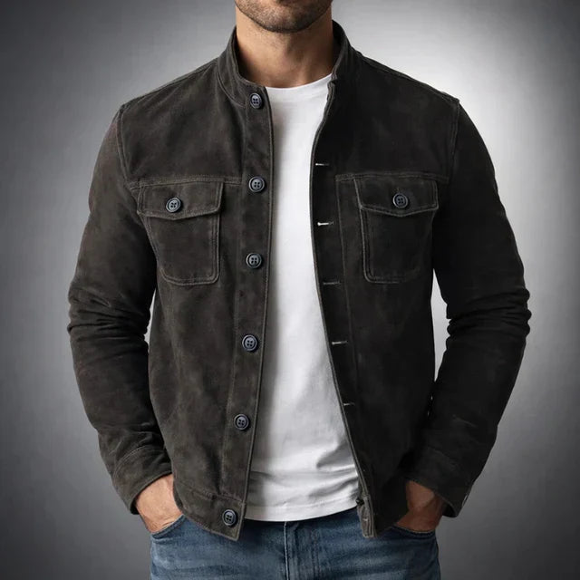 Oltrarno™ Veste en Daim Premium – Savoir-Faire Italien