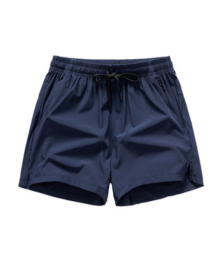 Shorts Hommes Taille Élastique Poche Séchage Rapide Ice-Soie Sport