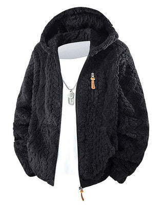 Homme Manteau À Capuche Fermeture Éclair