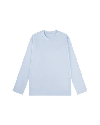 T-Shirt Homme Col Rond Manches Longues Fente