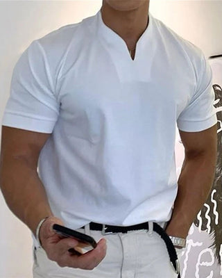 T-Shirt Hommes Gentlemans Business Manche Courte Fitness