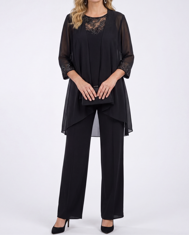 Éléonore | Ensemble Veste Fluide et Pantalon Large