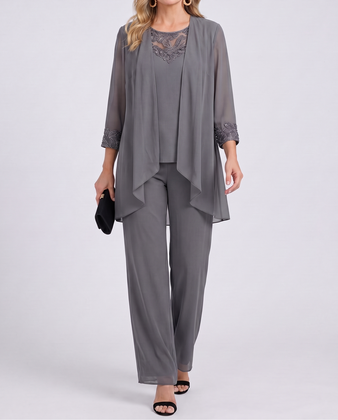 Éléonore | Ensemble Veste Fluide et Pantalon Large